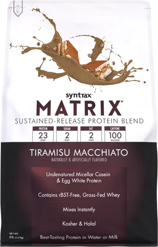 Miniatura 23 de Syntrax Nutrition Matrix - Mezcla de proteína de liberación sostenida, galletas y crema 2 libras. Verdaderos trozos de galleta
