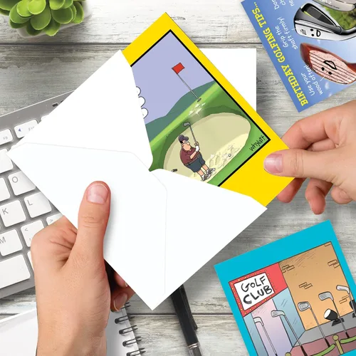 Miniatura 5 de NobleWorks Paquete surtido de 3 tarjetas de felicitación de cumpleaños divertidas con sobres de 5 x 7 pulgadas, para hombres y mujeres
