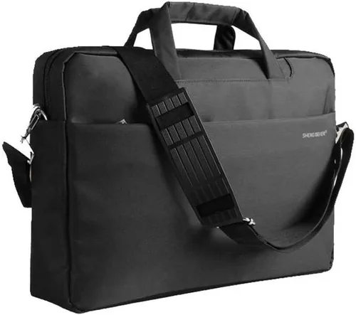 Bolsa para laptop de 18.4 pulgadas de nylon impermeable con amortiguación, apta para laptops de juego de hasta 18 pulgadas, portátiles, computadoras