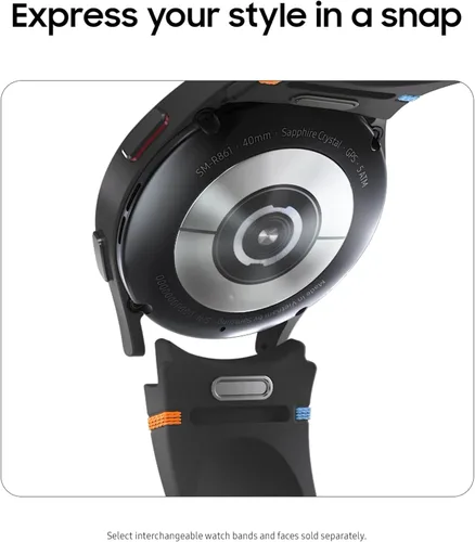 Miniatura 8 de Samsung Galaxy Watch FE 40mm LTE AI Smartwatch con seguimiento de fitness, sensor BIA, zonas de frecuencia cardíaca personalizadas, monitor