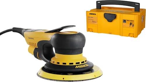 Mirka DEROS 650X CV - Lijadora orbital aleatoria de 110 V con gancho y bucle de 6 pulgadas con estuche, herramienta eléctrica de 110 V para