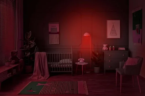 Miniatura 2 de Bombilla de luz para dormir Hooga - Luz nocturna roja que bloquea la luz azul, 625nm para un sueño saludable - Guardería para bebé, LED de 1W, Rojo