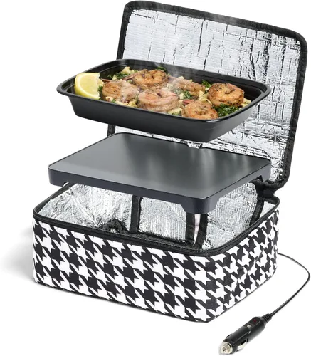 Miniatura 16 de HOTLOGIC Mini lonchera térmica - Calentador eléctrico portátil de alimentos para hombres y mujeres - Ideal para el trabajo, la oficina y la Azul