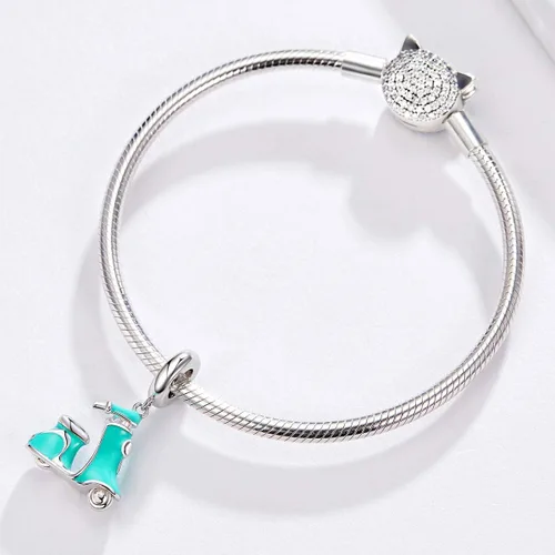 Miniatura 4 de Abalala - Abalorio para coche de plata de ley 925, abalorio para pulsera y collar Pandora