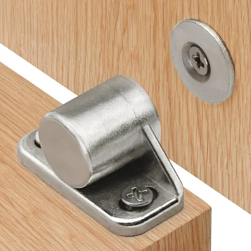 Miniatura 9 de Cierre magnético para puerta, paquete de 4 imanes de tierra rara para puerta de gabinete, color bronce