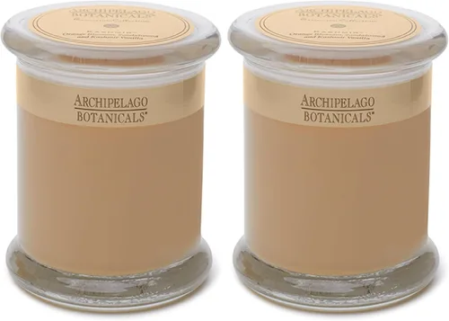 Miniatura 15 de Archipelago Botanicals Vela en Frasco de Vidrio Havana, Aroma de Bergamota, Flor de Tabaco y Ylang Ylang, Mechas de Vela Sin Plomo, Arde