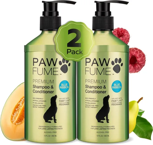 Miniatura 20 de PAWFUME Champú y Acondicionador para Caída de Pelo de Perro, Lavanda Real, 1 Paquete – Nutrir y Desenredar para un Abrigo Sedoso y Suave