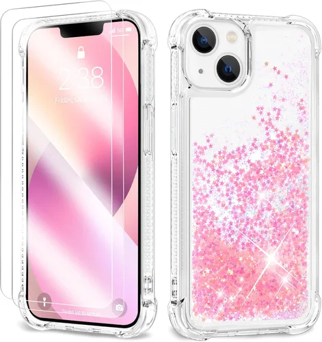 Miniatura 30 de Funda con purpurina para Samsung Z Flip 3, a prueba de golpes, funda de TPU transparente con purpurina líquida para Samsung Z Flip 3 para mujer