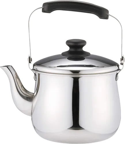 Wakato Trading H-1992 - Hervidor de agua, plateado, 8.1 x 5.7 x 8.7 pulgadas (8.071 x 5.709 x 8.661 in), boca ancha, 0.4 galones (1.5 L), compatible