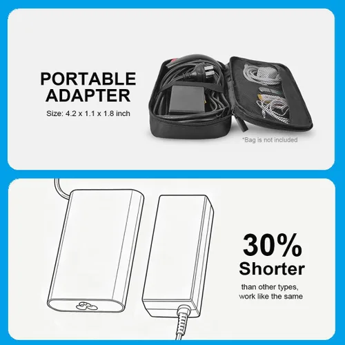 Miniatura 2 de Cargador adaptador de CA PA-12 de 19.5V 3.34A 65W para Dell Latitude 5400 7490 7400 7480 5500 3190 E5470 E7450 E6430 5480 Inspiron M5030 M5040 N442