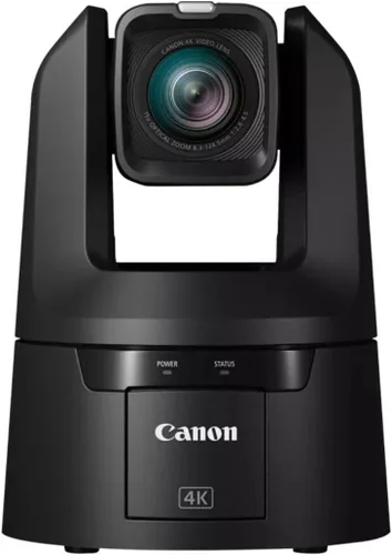 Canon CR-N500 Pro PTZ Cámara BK 15x Lente de zoom óptico, 1" 4K 30p Dual Pixel AF Sensor, 3G-SDI, HDMI, Salida de video IP, NDI | HX2, SRT- Iglesia,