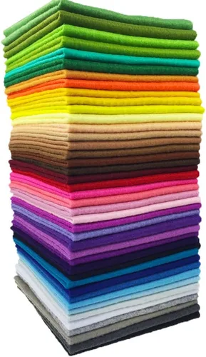 Miniatura 10 de flic-flac, 42 piezas de tela de fieltro suave de 1.4mm de espesor, pack de fieltro de colores surtidos para manualidades DIY, cuadrados de costura