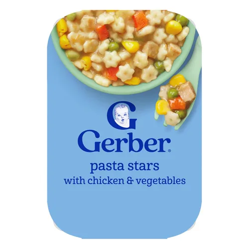 Miniatura 19 de Gerber Comida para niños pequeños, arroz amarillo y pollo, hora de comer para niños pequeños, 8PK