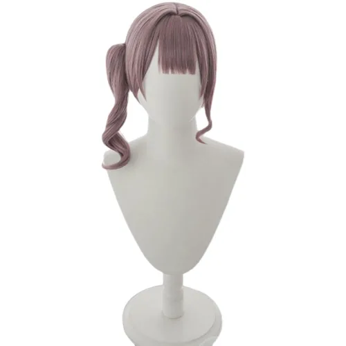 Mochizuki Honami Cosplay peluca larga patillas púrpura 12.6 in (púrpura (Mochizuki Honami))
