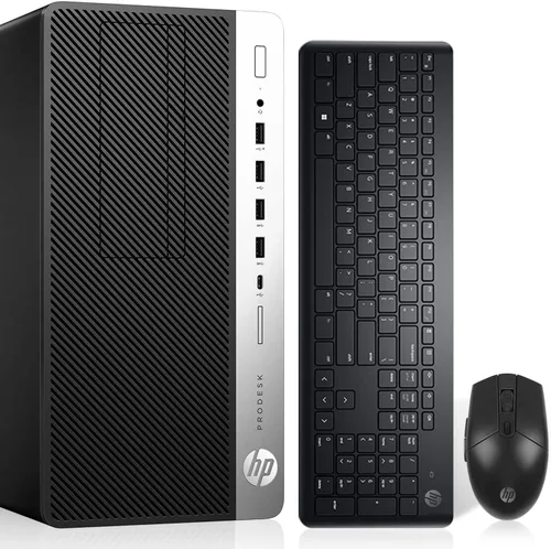 HP ProDesk 600 G3 Mini Tower Escritorio PC i7-7700 hasta 4.20GHz 32GB RAM 512GB SSD + 1TB HDD HDMI integrado Wi-Fi y BT DVD-RW Soporte de monitor