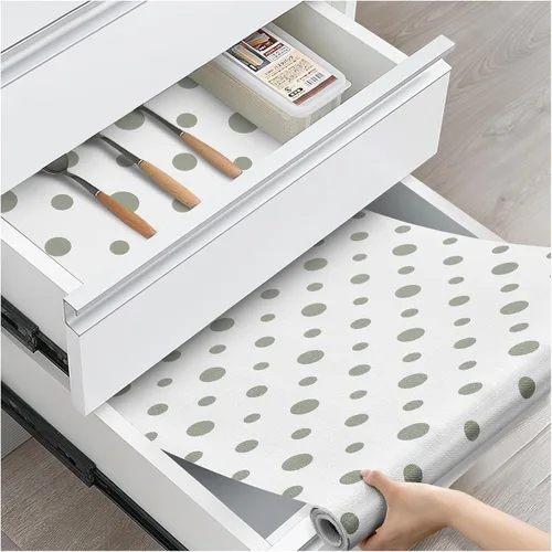 Miniatura 18 de Forro antideslizante para cajones y estantes, no adhesivos, grueso, agarre fuerte, impermeable, lavable, protege los estantes del aparador, armarios