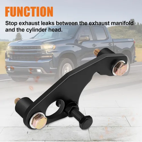 Miniatura 4 de Kit de reparación de perno colector de escape delantero y trasero del conductor compatible con 1999 y más nuevos GM camiones y SUV con motor de 4.8L