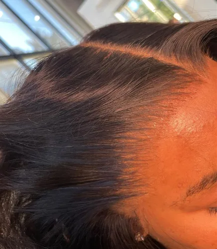 Miniatura 48 de BEEOS Encaje frontal real HD de 13 x 4 pulgadas, encaje frontal ultra fino invisible HD vívido limpio pre-arrancado cabello humano lacio sedoso