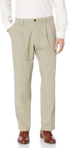 Miniatura 10 de Dockers - Pantalón caqui de ajuste clásico para hombre, con pliegues (talla estándar y talla grande y alta)