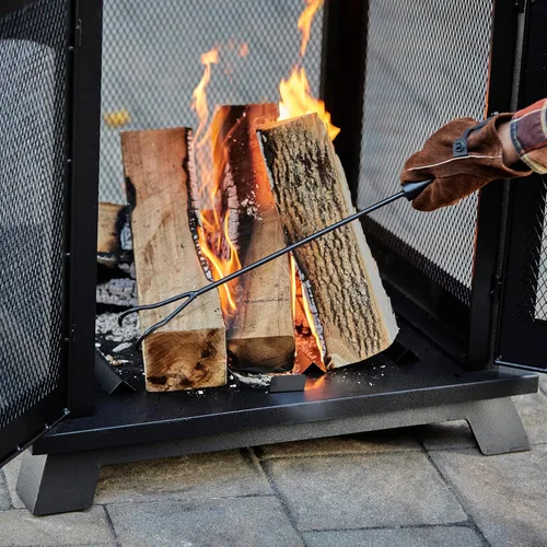 Miniatura 8 de Endless Summer Chimenea al aire libre de acero de leña de 45