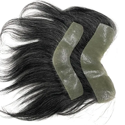 Miniatura 6 de Voloria Tupé para Línea Capilar Frontal Masculino 100% Cabello Humano Base de PU Tipo Piel Postizos Capilares para Hombre Complemento Capilar