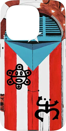 Miniatura 14 de Funda con diseño de bandera de Puerto Rico Coqui Sun Taíno, Boricua Pride Cover Case para iPhone 17