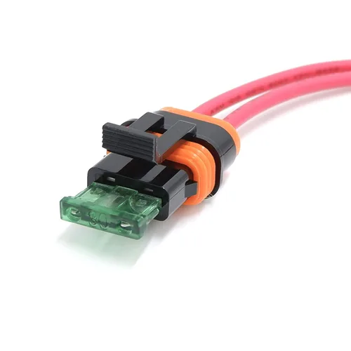 Miniatura 3 de Paquete de 5 resistentes al agua, IP67, portafusibles ATO/ATC en línea, 12 AWG para automóviles, marinos