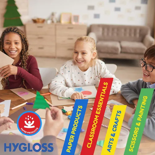 Miniatura 6 de Hygloss Products Scratch Fun - Juego de arte de papel de rascar negro mate para niños, el kit incluye 50 papeles holográficos plateados, 8.5 x 11