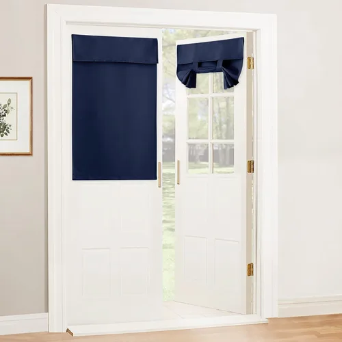 Miniatura 101 de RYB HOME 2 Paneles Cubierta de Ventana de Puerta de Aula, Persianas Opacas para Ventanas y Puertas de Aula Cubierta Persianas de Confinamiento