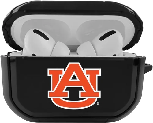Miniatura 20 de Funda negra duradera para Apple AirPods Pro (1ª/2ª generación) con mosquetón - Alabama Crimson Tide