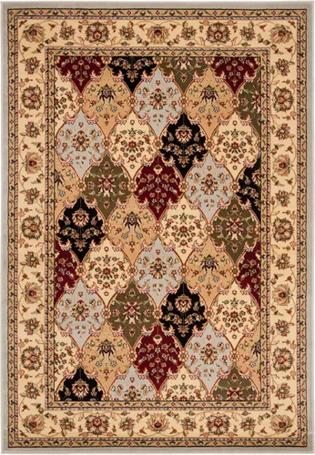 Miniatura 14 de SAFAVIEH Lyndhurst Collection - Alfombra de pasillo, 2 pies 3 pulgadas x 6 pies, multicolor y rojo, diseño oriental tradicional, no desprende pelusa