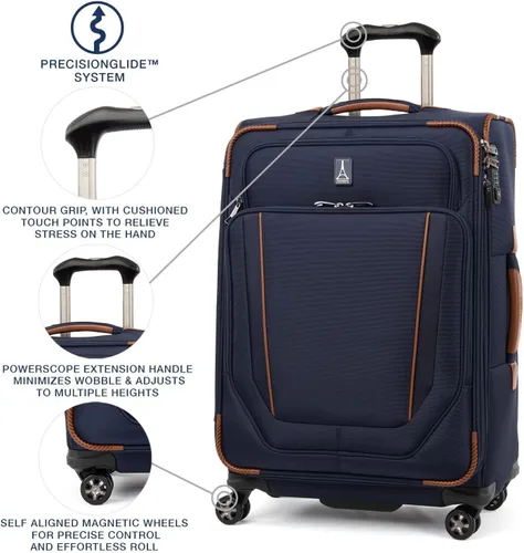 Miniatura 2 de Travelpro Crew Versapack - Maleta giratoria extensible Softside, Azul patriota), 407186522