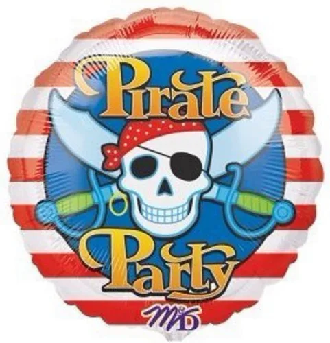 Miniatura 4 de Suministros para fiesta de cumpleaños de 4 años de pirata, decoraciones de ramo de globos