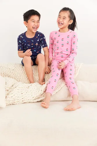 Miniatura 4 de Moon and Back Conjunto de pijama de manga larga de algodón orgánico para bebé, 2