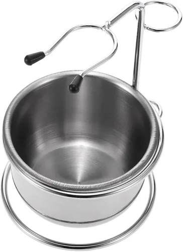 Miniatura 3 de Anself Tazón de afeitar 2 en 1, juego de afeitado para hombre, taza de afeitar + soporte para cuchilla de afeitar para hombre, jabón, cuenco
