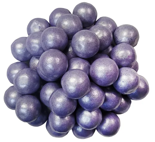 Miniatura 2 de Bolso a granel púrpura claro de las bolas de goma de la perla 1 pulgadas-2 libras para las duchas del bebé y los partidos de la revelación del género