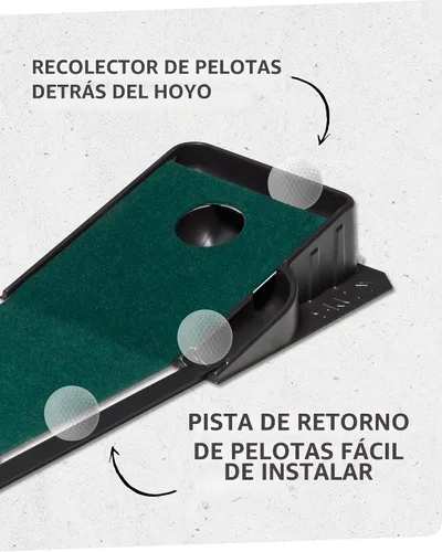 Miniatura 5 de SKLZ Putting Green: Perfect Your Golf Skills with Realistic Home Practice - Improve Your Putting Stroke, Lower Your Scores, and Enjoy Convenient