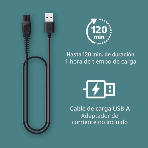 Miniatura 8 de Philips Bodygroom serie 7000, recortadora de ingle y cuerpo a prueba de ducha para hombres, aseo corporal preciso, peine ajustable, seguro incluso