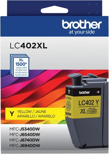 Miniatura 14 de Brother Cartucho de tinta negro de alto rendimiento LC402XLBK genuino
