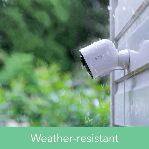 Miniatura 2 de Arlo Ultra - Cámara de seguridad 4K UHD sin cables para interiores y exteriores con visión nocturna de color, visión de 180°, audio de 2 vías, foco