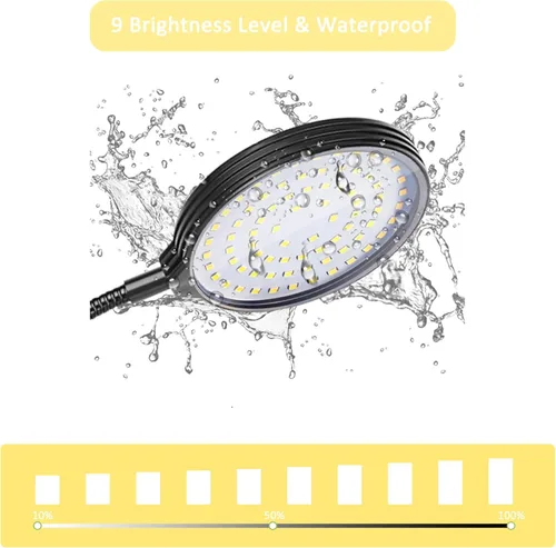 Miniatura 2 de Luces de cultivo para plantas de interior, luces LED de espectro completo de 15 W con temporizador de encendido/apagado automático de 3/9/12 horas