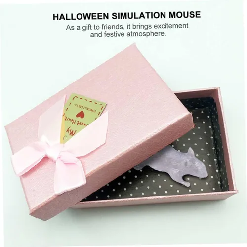 Miniatura 3 de 10pcs Halloween Realistic Plastic Mouse Prank Gray Simulation Figurines for Scary Party Decorations and Practical Halloween Accessories