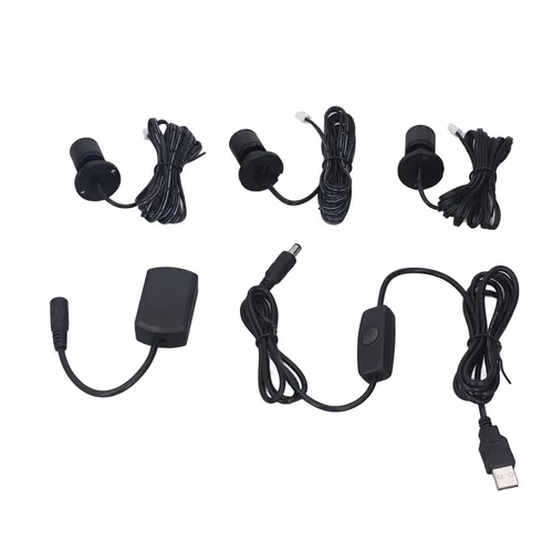 Miniatura 4 de FTVOGUE Mini focos alimentados por USB, multifuncionales y para piezas de arte, plantas, imágenes, vitrinas, joyas, cableado de 6.6 pies