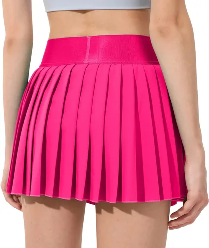 Miniatura 6 de Husnainna Falda de tenis plisada para mujer, pantalones cortos integrados de cintura alta, faldas atléticas con bolsillos, estilo casual