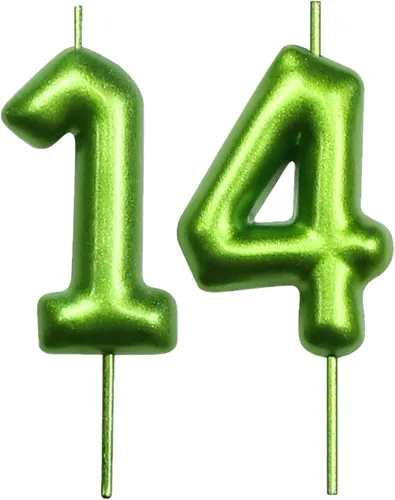 Miniatura 212 de DERVENTA Vela con números de 2.36 pulgadas, decoración perfecta para cumpleaños, brunch, postre, pastel, 1 pieza (número 0 rosa)