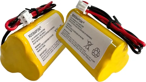 Miniatura 5 de Batería de emergencia de señal de salida Ni-CD de 3.6V 900mAh para Unitech LEDR-1 6200RP, Dantona CUSTOM-318 OSA230, Lowes 253799, Exitronix