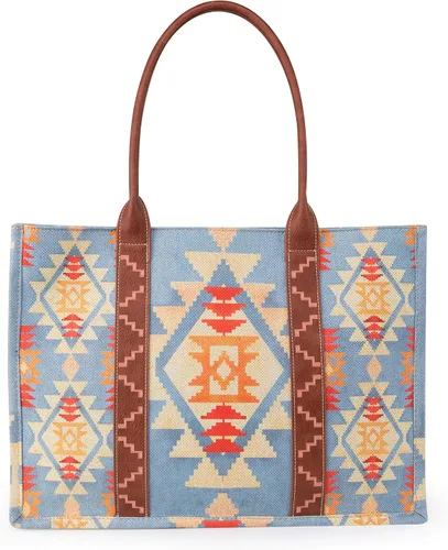 Miniatura 4 de Wrangler Tote Bag for Women Purses Aztec Handbags Western Purses Boho Shoulder Bag