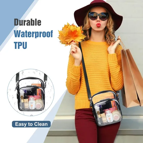Miniatura 20 de COROMAY - Bolso transparente para mujer, apta para estadios