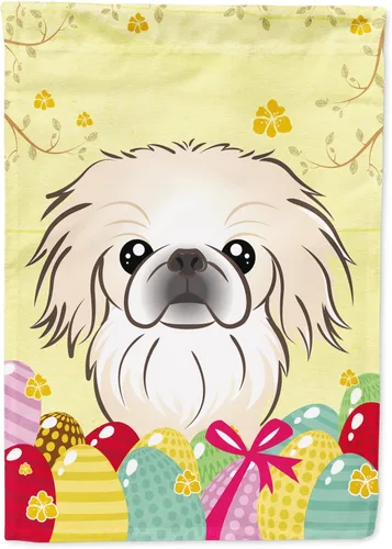 Miniatura 66 de Caroline's Treasures BB1920CHF - Bandera de caza de huevos de Pascua con diseño de bulldog francés, para casa, gran porche, para colgar en la pared