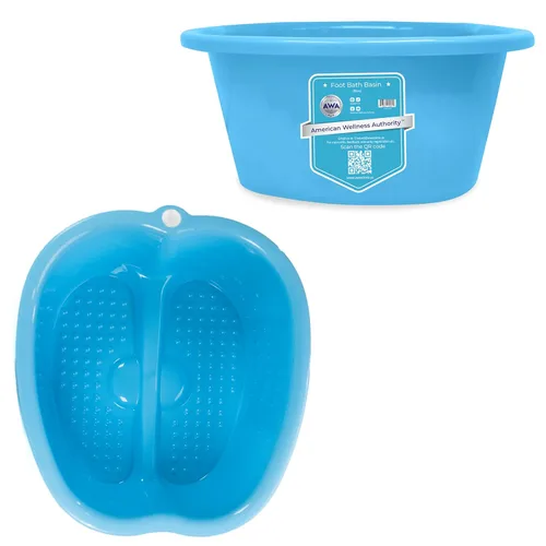 Miniatura 8 de Tina de remojo para pies para remojar los pies, tina plegable para pies, tina de baño para remojo de pies con nodos de masaje, cubo grande de spa